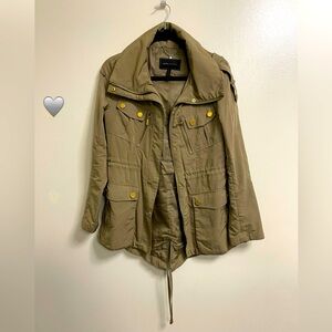 Bcbg Maxazria khaki wind/rain jacket